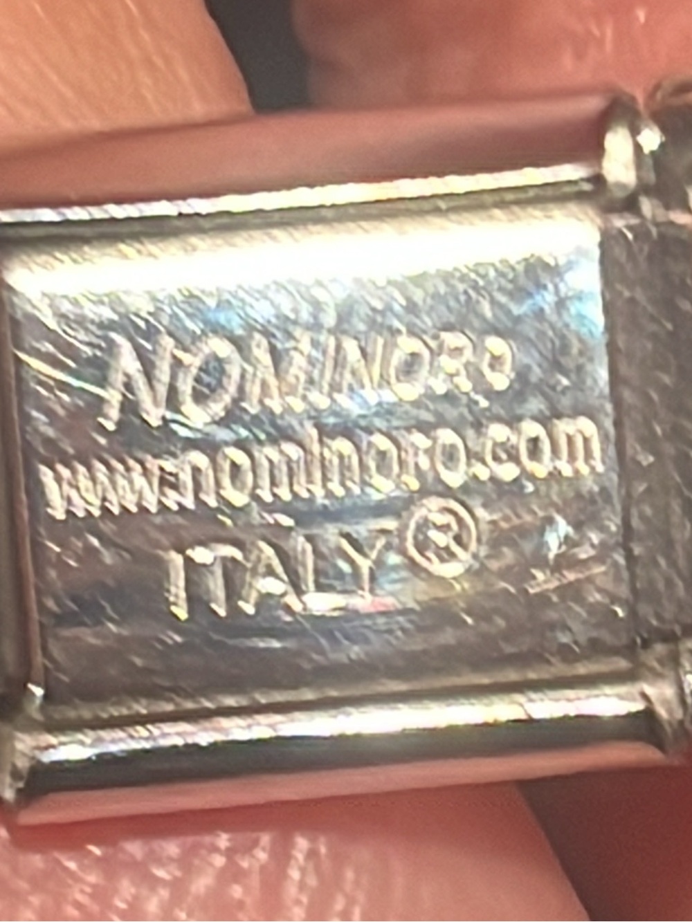 Italian Charm Bracelet Nominoro BlinQ Bella Charms Stainless Steel Y2K Vintage - Picture 7 of 12